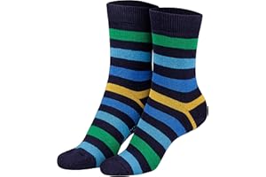 Piarini Lot de 2 paires de chaussettes en coton pour enfant avec semelle antidérapante en ABS à picots Chaussettes pour garçons et fille