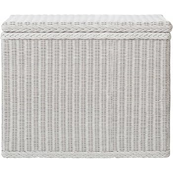 URBANARA Wäschekorb "Java" - 100% Rattan, Wäschebox