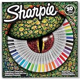 Sharpie Fine Permanent Mark&ouml;r 30'lu Karışık Kutu, Kertenkele