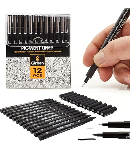 Sakura Pigma Micron Etui met 3 Zwarte Fineliners Sakura Pigma Micron Etui met 3 Zwarte Fineliners