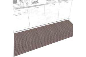 ANRO Itaca - Alfombra de pasillo (antideslizante, lavable, lavable, 120 x 67 cm, hasta 5 m)