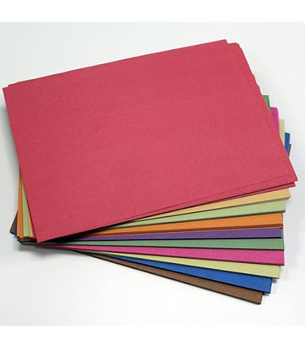 20 vellen gerecycled suikerpapier, A2, pastelkleuren, 10 verschillende kleuren, ideaal voor het knutselen van kinderen, tekenen, schilderen en scrapbooking, 60 x 42 cm