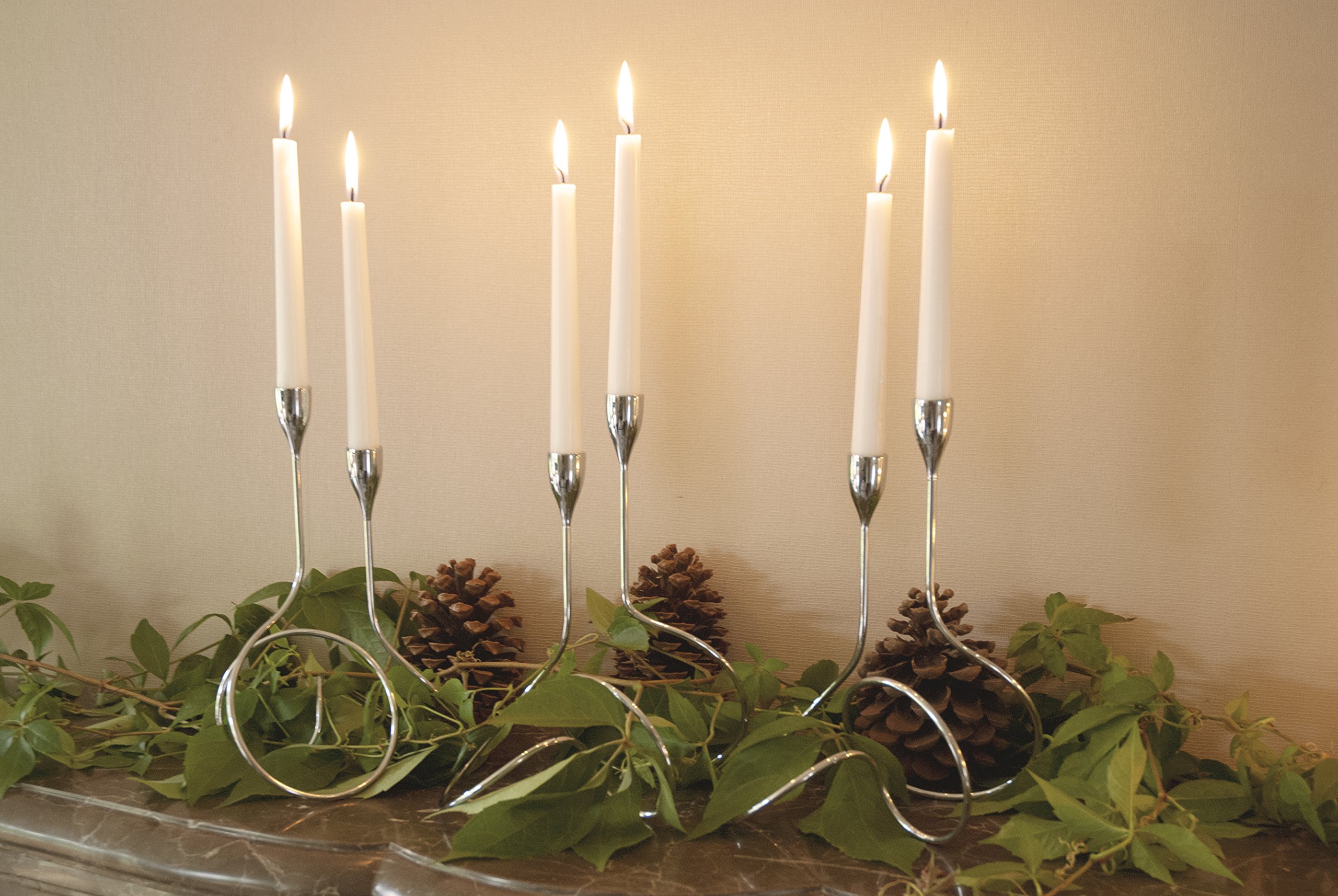 black + blum Loop Candle Holder Modern Metal Candlestick Holders with