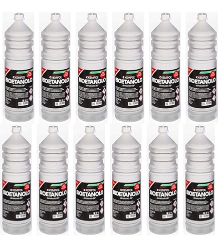 Bioetanolo Per Camino | 4 X 5 Litri | Combustibile Ecologico | Inodore | Kemipol