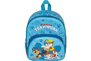 Undercover - Sac à Dos Enfant Paw Patrol - avec Poche Frontale - pour la Maternelle, Les Loisirs et Les Voyages - résistant et Pratique - pour Les Enfants à partir de 4 Ans