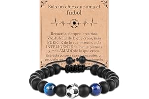 Rebundex Futbol Pulsera de Regalos Niños Regalos para Niños Cumpleaños y Navidad Unisex 8~18 Años