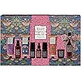 William Morris At Home Strawberry Thief Red Berry and Patchouli, The True Secret Of Happiness Box, Bath and Body Products Includes Pillow Mist, Body Oil and Magnesium Body Cream, Beauty Gift For Her