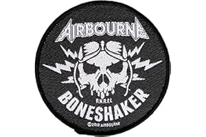 SYNYEY Airbourne Rectangular Applique Patch, 100% Polyester, Multicolored, Compact, Sewing, Adult