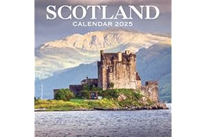 2025 Scotland Calendar: Scotland - Square Wall Calendar - Month to view – 12 Months