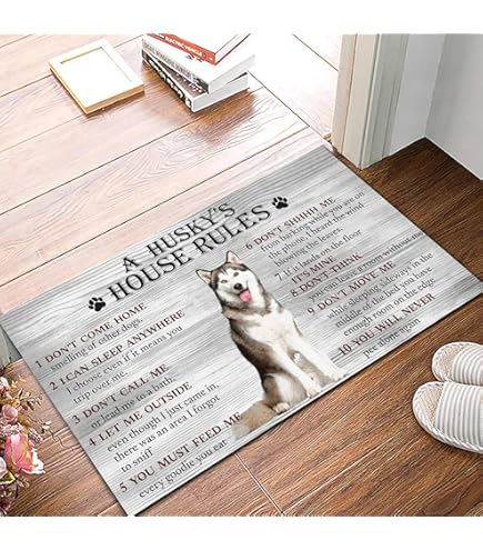 PREZZY When Visiting My House Please Remember Chihuahua Dog Welcome Doormat Back