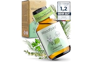 ‎WOODFJORD WOODFJORD Saunaaufguss Kräuter BIO 100 ml I Premium Sauna Aufgussmittel für authentische und nachhaltige Saunaerlebnisse I Saunaöl und Saunaduft I Harmonisierend und erfrischend