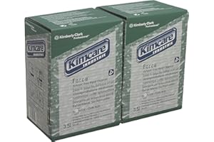 KIMBERLY-CLARK Crème de Lavage des Mains KIMCARE INDUSTRIE* FORCE SOLVENT FREE 9535 - 2 cartouches de 3,5 litres - Rose