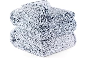 BEDSURE Decke Sofa Kuscheldecke Flauschig Blau - Warm Sherpa Sofaüberwurf Winter Decke groß, Dicke Sofadecke Couchdecke, 220x240 cm XXL Wohndecke für Couch