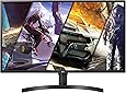 LG 32UK550 Monitor 32" 4K Ultra HD HDR, 3840x2160, 4ms, Speaker Integrati 10 W, Radeon FreeSync, Multitasking, Display Port, HDMI, Regolabile in Altezza