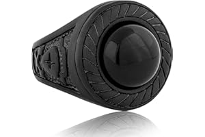 Akitsune Mortis pierścionek | Ornament design pierścionek damski męski ze stali nierdzewnej świetny krzyżowca Signet - matowy czarny, złoty, srebrny