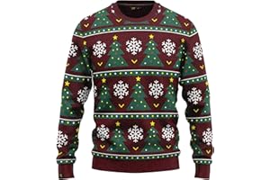 JAP CHRISTMAS Jersey Navideño JAP - Colección Alegre - Ajuste Libre de picazón