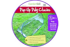 GARDENSKILL Poly Pop Up UPVC Ultra-Clear Garden Cloche Tunnel Mini Greenhouse (3)