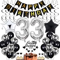 LUTER 3,94 pollici Candeline Compleanno, Candele Nere per Torta di Compleanno Candele con Numeri Cake Topper Compleanno per Matrimoni Feste Bambini Adulti Numero 2