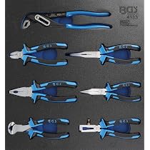 Pince Coupante Multifonctions BGS 74441 - Pour Coupe à Onglet De Tuyaux Plastique (diam. 16-25 Mm), 8 Pièces Incl. Guides