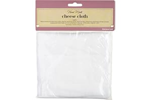 KITCHENCRAFT HOMEMADE Home Made Tessuto per Formaggio, Bianco