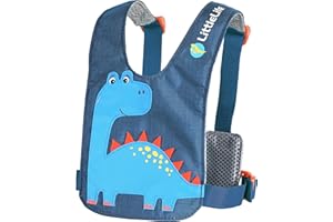 LittleLife Wodze bezpieczeństwa dla maluchów dinozaurów, niebieskie, 1 szt. (1 szt.)