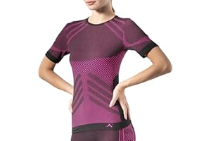 Risalti Smanicato Maglia Termica Donna Energy - Intimo Termico Sportivo Elasticizzato e Traspirante, Abbigliamento Termico, Canottiera Senza Cuciture - Made in Italy