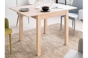 ‎MÖBELANDO möbelando Esszimmertisch Küchentisch Esstisch Auszugstisch Holztisch Tisch Crawley I Sonoma-Eiche