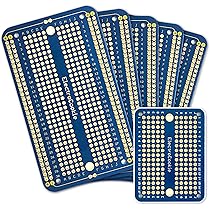 Kit De 5 Mini Breadboards Soudables - Platines D'essai Pour Projets électroniques DIY Et Apprentissage