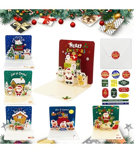 Edition Seidel Set di 8 biglietti di Natale esclusivi (2 x 4) con busta
