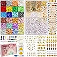 Kit Bracelet Perle 10000 Perles Rocaille 3mm - Kit 24 Couleurs Avec Lettres Et Cordon Élastique Pour Bijoux DIY Coffret Perles De Rocailles
