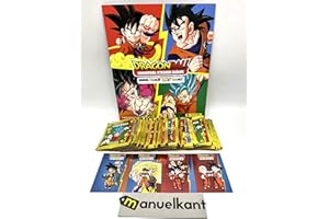 manuelkant Dragon Ball Universal Sticker Collection Album figurine + 50 bustine + 4 LIMITED