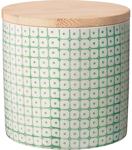 Pot Avec Couvercle Multicolore/Multicolore Porcelaine/Céramique Floral