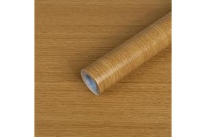 Hode Carta Pellicola Plastica Adesiva per Mobili Effetto Legno, Rivestimento Rotolo laminato Adesivo, Carta da Parati Rivestire, Top Cucina Armadio Tavolo Muro 40x300cm