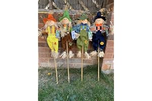 BUSY BEE Busybee Lot de 4 Grandes décorations de Jardin de 81,3 cm avec étiquette à Suspendre