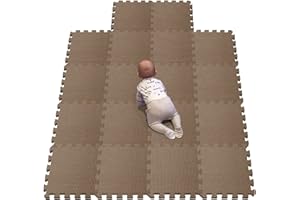 YIMINYUER® 18 Teilige (30cm×30cm×1cm Einzelstück), Puzzlematten Baby, Puzzlematte Spielmatte, Babys Puzzle Matten, Kinder Spielmatten R06G301018