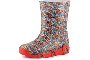 Ladeheid Bottes de Pluie Chaussure Enfant Fille Garçon SwkBW