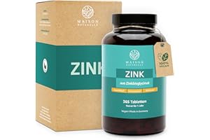 ‎CLOUDY COME CON MAISON NATURELLE® | Zink Tabletten (365 Stück) – Hochdosiert mit 25mg Zink Bisglycinat - Zinktalbletten vegan - Hochwertige Bio Zinc Tablette 25 mg, Zinktablette komplex