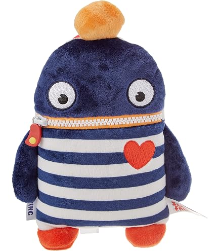 Peluche Sorgenfresser Pit 21 Cm – Le Dévoreur De Soucis, Doudou Interactif Pour Aider Les Enfants à Exprimer Leurs Peurs, Avec Fermeture éclair Sur La Bouche