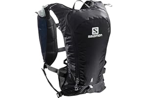 Salomon Agile 6 Chaleco de Hidratación Trail Running Senderismo Trail Running Senderismo MTB Unisexo, Comodidad dinámica, Acceso rápido, Versatilidad