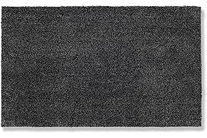 ‎ASTRA Astra Fussmatte innen rutschfest - nachhaltige Schmutzfangmatte waschbar 30°C - Türmatte PVC-FREI - Fußabtreter pflegeleicht - Fußmatte 40x60 cm anthrazit