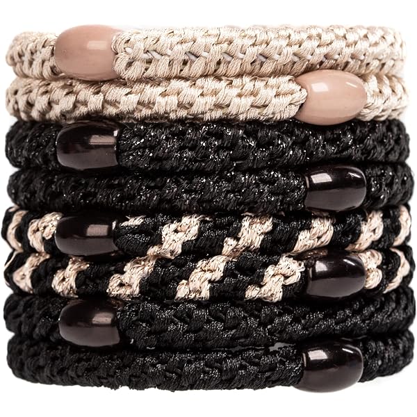 LOMSUXA 12 Stück Haargummis Set – Elastische Zopfhalter In 12 Farben, Für Damen & Mädchen
