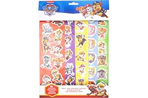 SRV HUB 5X Paw Patrol Stickers Sheets Kids Activity Pack Arts and Crafts Projects Gift of Festival Reward Birthday Party Favor Suitable for Christmas Decor