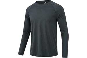 Huayuzh UV-skjorta herr långärmad UPF 50+ badskjorta Rashguard | UV-skyddande långärmad tröja, snabbtorkande, lätt, ventilerande, surfing, simning/fiske/vandring/utomhus