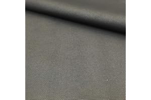 DELICATELA Toile pour point de croix 75 cm x 50 cm, 5,5 points/cm, 14 count, 100 % coton, couleurs au choix. 75cm x 50cm Noir