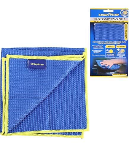 Microfiber Waffle Weave Cloth 2 Pack S – Super Absorbent 40x40cm For Car Detailing & Cleaning Car Detailing Cloth - Foto 4