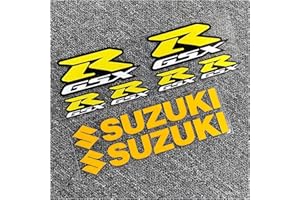 XZMALZYC Reflektierende Aufkleber-Emblem-Abziehbilder für S.U.Z.U.K.I GSXR 600 750 1000 K1 K2 K3 K4 K5 K6 K7 K8 H1 (Color : Gold Set)