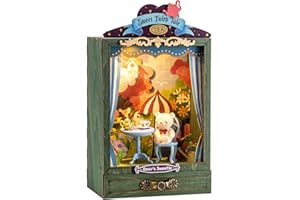 Rolife DIY Miniature House Kit 3D Wooden Dolls House Kits to Build for Teens Adults Doll House Craft Gifts Secret Garden Box Theatre Series (Bear's Sweetie)