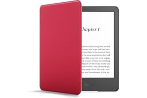 Forefront Cases Custodia per Amazon Kindle (16 GB) 6" (11a Generazione 2024 e 2022) - Protettiva Custodia per Kindle (16 GB) - Smart Auto Sveglia Sonno Funzione - Sottile, Leggero Cover - Rosso