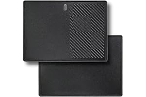 Denmay Płyta grillowa do Landmann Triton 3 i 4 palników, Enders Monroe PRO 4, Enders Boston 6, Broil King Baron, Crown, żeliwna plancha, 43,5 x 31,5 cm, 1 opakowanie