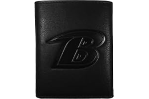 Siskiyou Sports Embossed Leather Tri-fold Wallet
